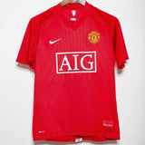 Manchester United 2007-08 Evra Home Kit (M)