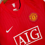 Manchester United 2007-08 Evra Home Kit (M)