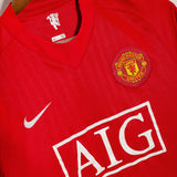 Manchester United 2007-08 Evra Home Kit (M)