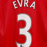 Manchester United 2007-08 Evra Home Kit (M)