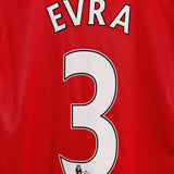 Manchester United 2007-08 Evra Home Kit (M)