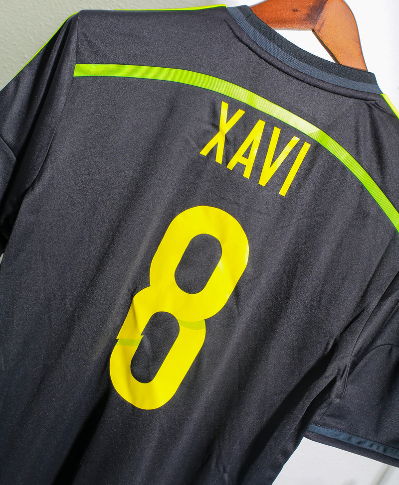 2014 Spain Away #8 Xavi ( L )