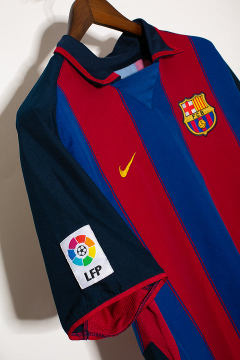 Barcelona 2003-04 Ronaldinho Home Kit (M)