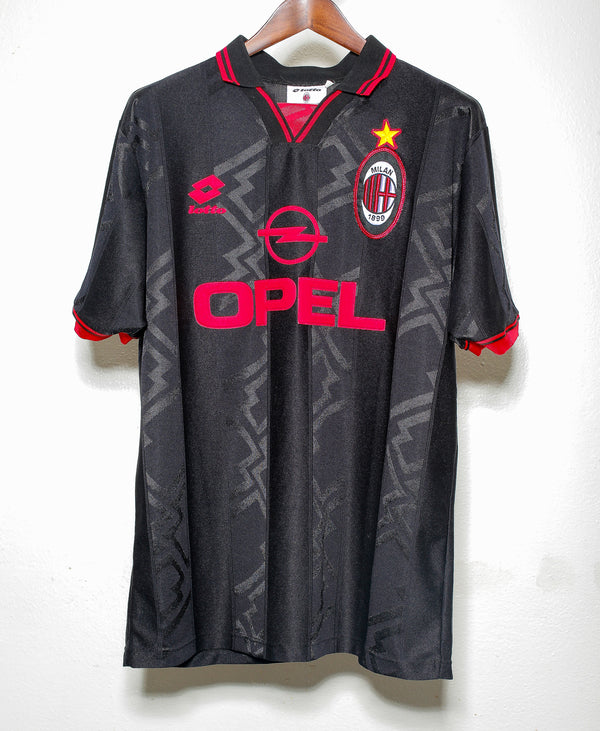 1996 - 1997 AC Milan Third #18 Baggio  ( XL )