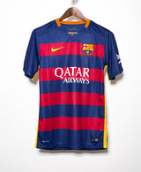 Barcelona 2015-16 Messi Home Kit (S)