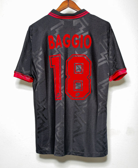 1996 - 1997 AC Milan Third #18 Baggio  ( XL )