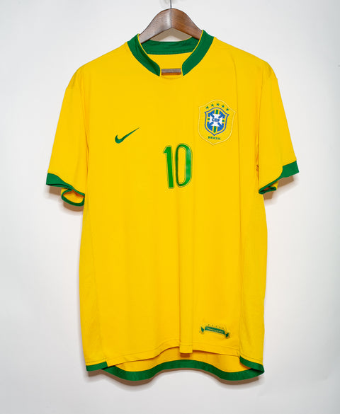 Brazil 2006 Ronaldinho Home Kit (L)