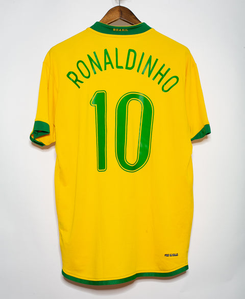 Brazil 2006 Ronaldinho Home Kit (L)