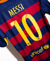Barcelona 2015-16 Messi Home Kit (S)