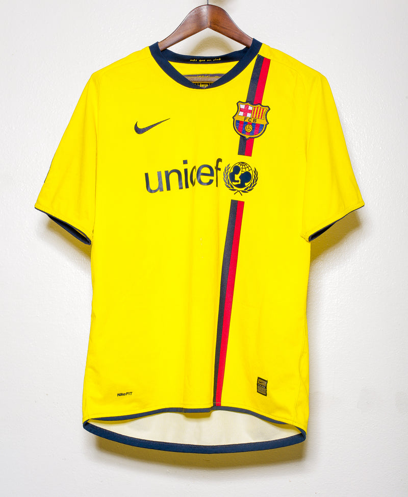 2008 - 2009 FC Barcelona Away #6 Xavi ( L )