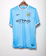 Manchester City 2014-15 Aguero Home Kit (L)