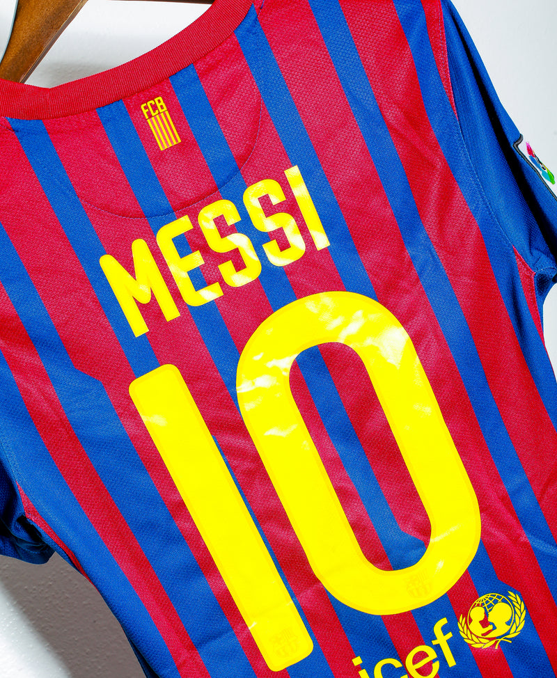 2011 -2012 FC Barcelona Home #10 Messi ( S )