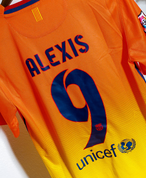 2012 - 2013 FC Barcelona Away #9 Alexis ( S )