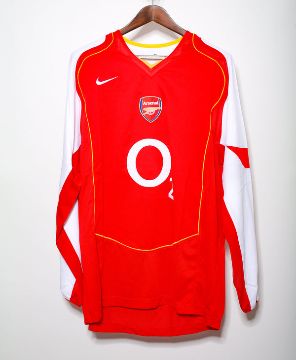 Arsenal 2004-05 Long Sleeve Home Kit (XL)