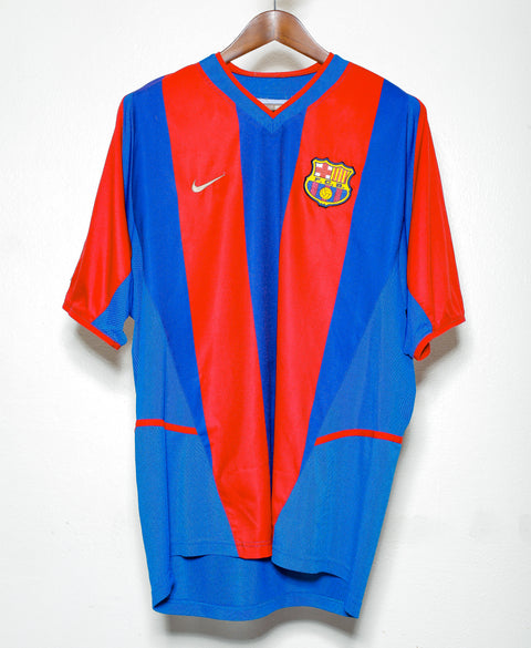 2002 FC Barcelona Home #10 Riquelme ( XL )