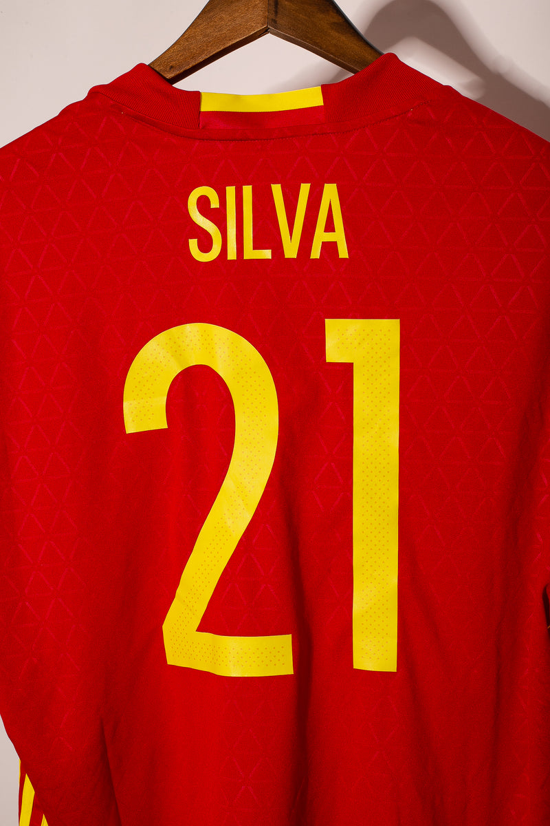 Spain 2016 David Silva Home Kit (XL)