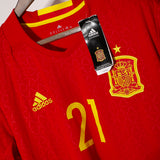 Spain 2016 David Silva Home Kit (XL)