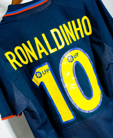 2002 FC Barcelona Away #10 Ronaldinho ( M )