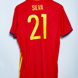 Spain 2016 David Silva Home Kit (XL)