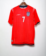England Euro 2004 Beckham Away Kit (L)