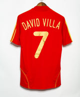 Spain 2008 David Villa Home Kit (M)