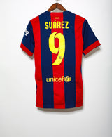 Barcelona 2014-15 Suarez Home Kit (S)
