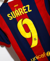 Barcelona 2014-15 Suarez Home Kit (S)