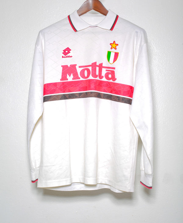 1993 AC Milan Away Player issue LS #3 Maldini ( L )