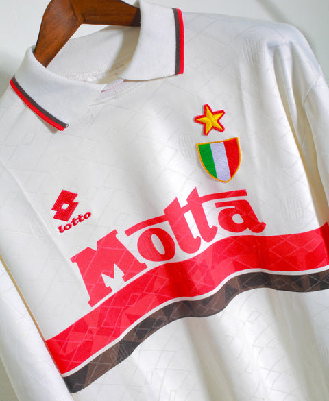 1993 AC Milan Away Player issue LS #3 Maldini ( L )