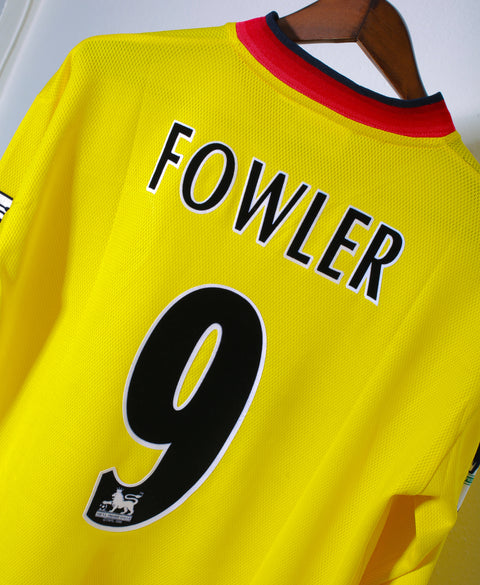 1997 Liverpool Away LS #9 Fowler ( M )