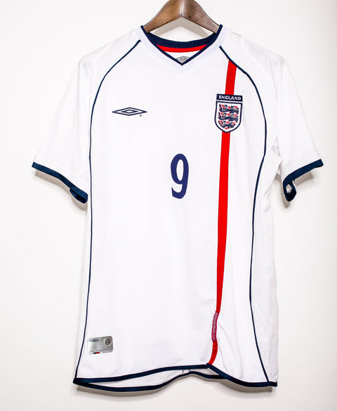 2002 England World Cup Heskey Home Kit (XL)