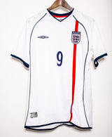 2002 England World Cup Heskey Home Kit (XL)