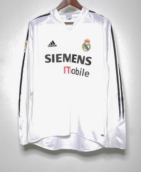 2004 Real Madrid Home LS #23 Beckham ( XL )