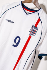 2002 England World Cup Heskey Home Kit (XL)