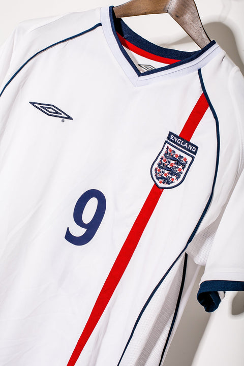 2002 England World Cup Heskey Home Kit (XL)