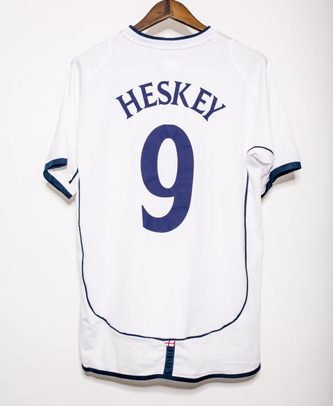 2002 England World Cup Heskey Home Kit (XL)