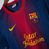 Barcelona 2012-13 Iniesta Home Kit Basic Version (S)