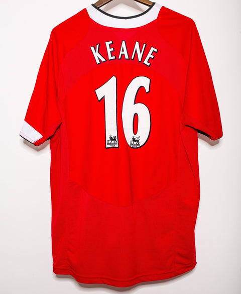 2004-05 Manchester United Keane Home Kit (XL)