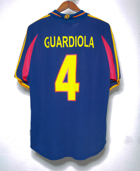 2000 Spain Away #4 Guardiola ( L )