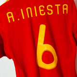 Spain 2010 Iniesta Home Kit (M)
