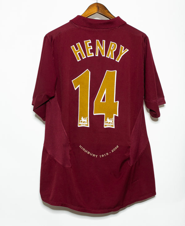 Arsenal 2005-06 Henry Home Kit ( L )