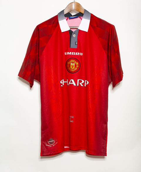 1996 Manchester United Home #7 Beckham ( XL )