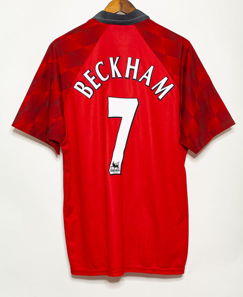 1996 Manchester United Home #7 Beckham ( XL )