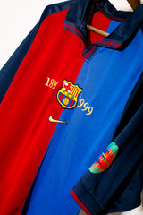Barcelona 1999-00 Rivaldo Home Kit (L)