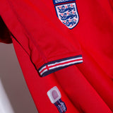 England 2002 Beckham Reversible Long Sleeve Away Kit (M)