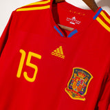 Spain 2010 Sergio Ramos Home Kit (M)