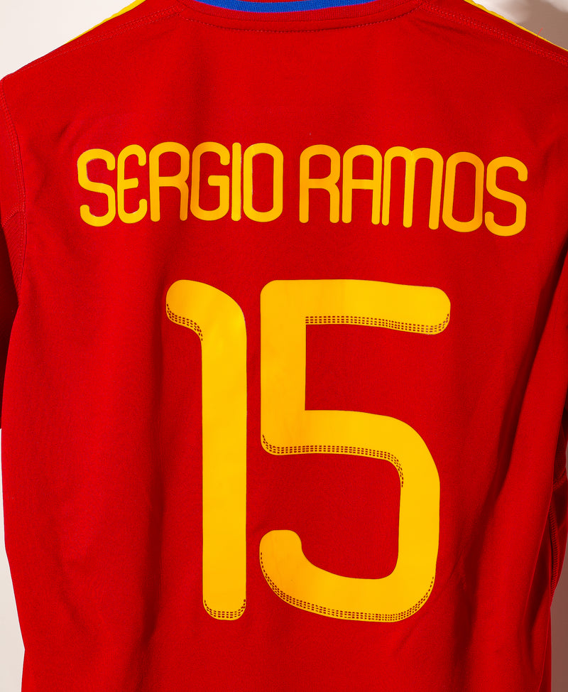 Spain 2010 Sergio Ramos Home Kit (M)