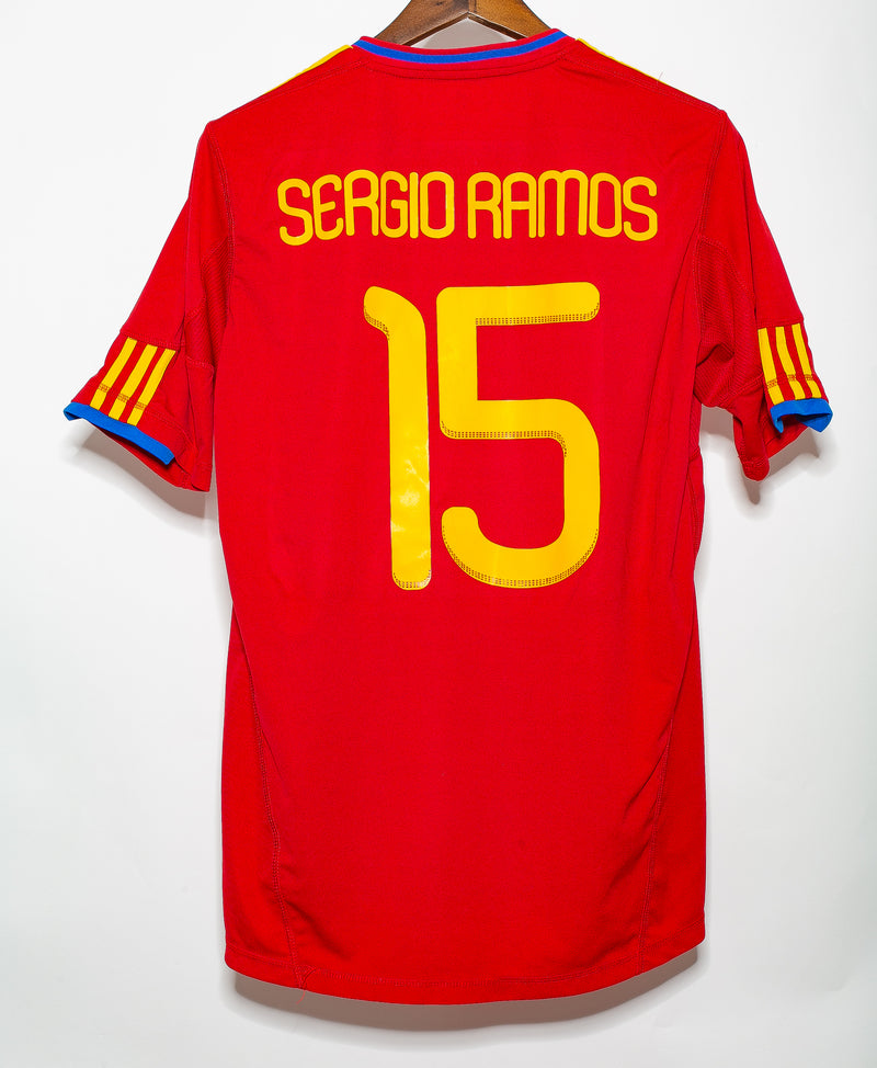 Spain 2010 Sergio Ramos Home Kit (M)