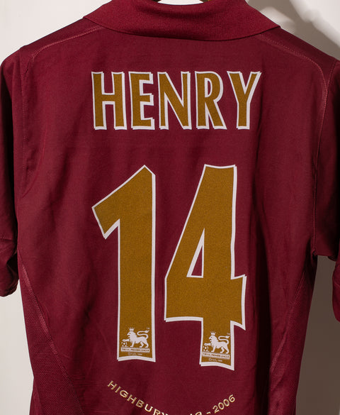 Arsenal 2005-06 Henry Home Kit (M)