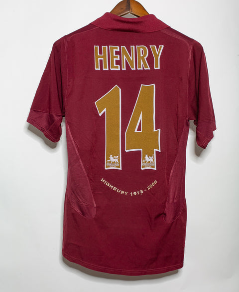 Arsenal 2005-06 Henry Home Kit (M)